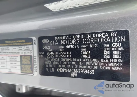 2022 Kia Sportage Ex from USA, damaged, VIN KNDPN3AC6N7959489